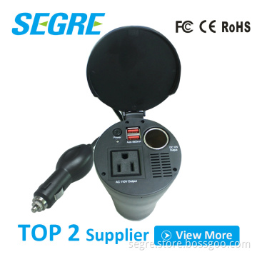 2016 New power inverter converter dc to ac 150w 12v to 110v car inverter with U.S.socket USB 4.8A AUTO